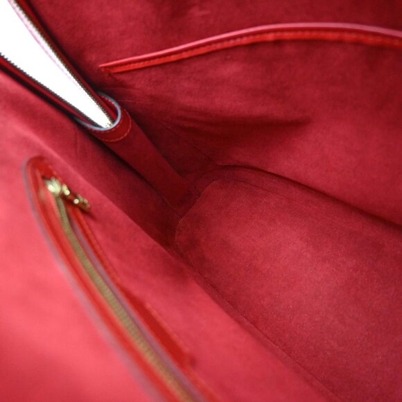 LOUIS VUITTON LV Lussac Shoulder Bag Epi Leather Red France - Picture 12 of 15